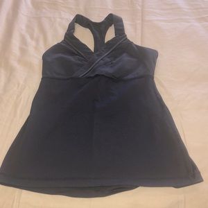 Lululemon charcoal gray yoga top